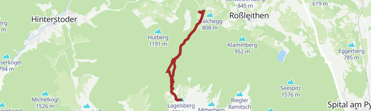 Route map: Skitour Lagelsberg
